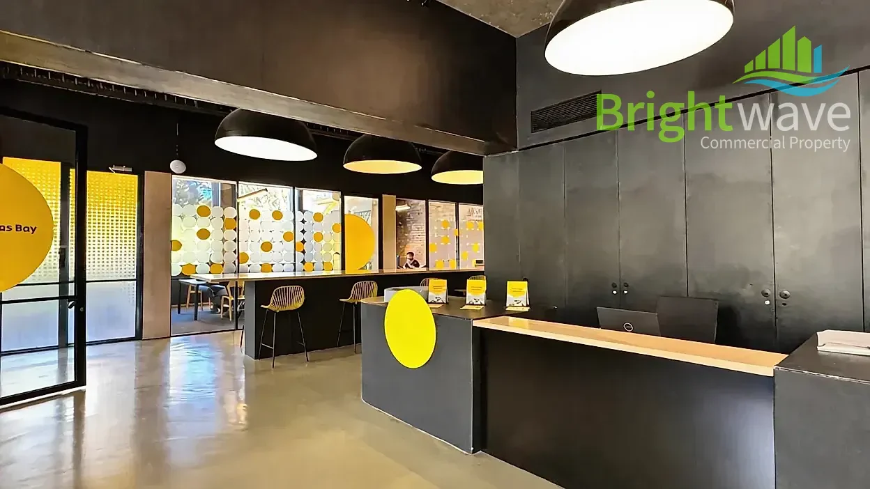 Office layout at Tramways Building, Woodstock