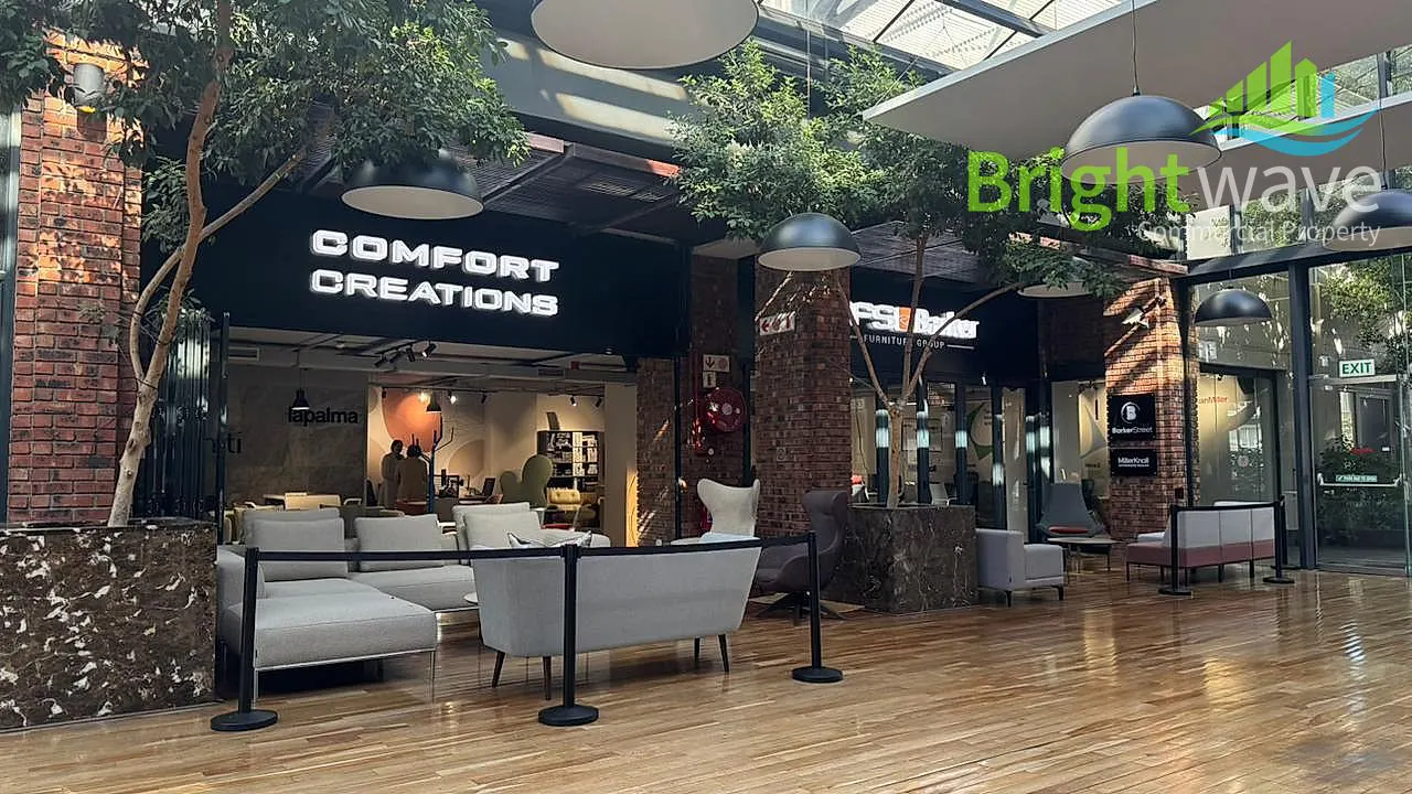Retail layout at Wembley Square, Gardens