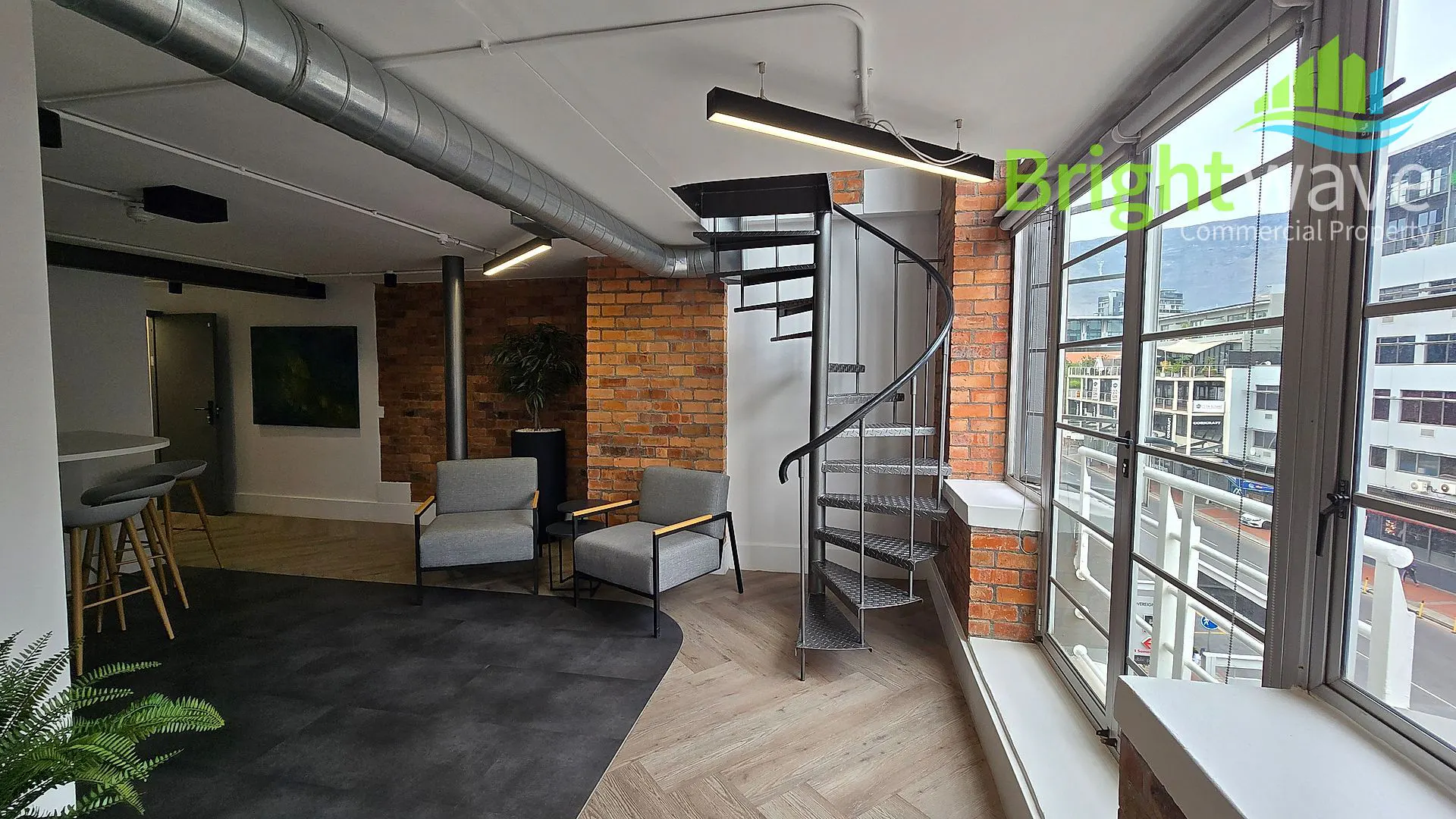 Office layout at Sovereign Quays, Green Point