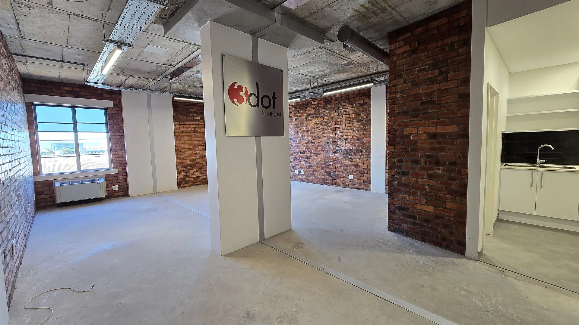 Open plan office area at Sovereign Quays
