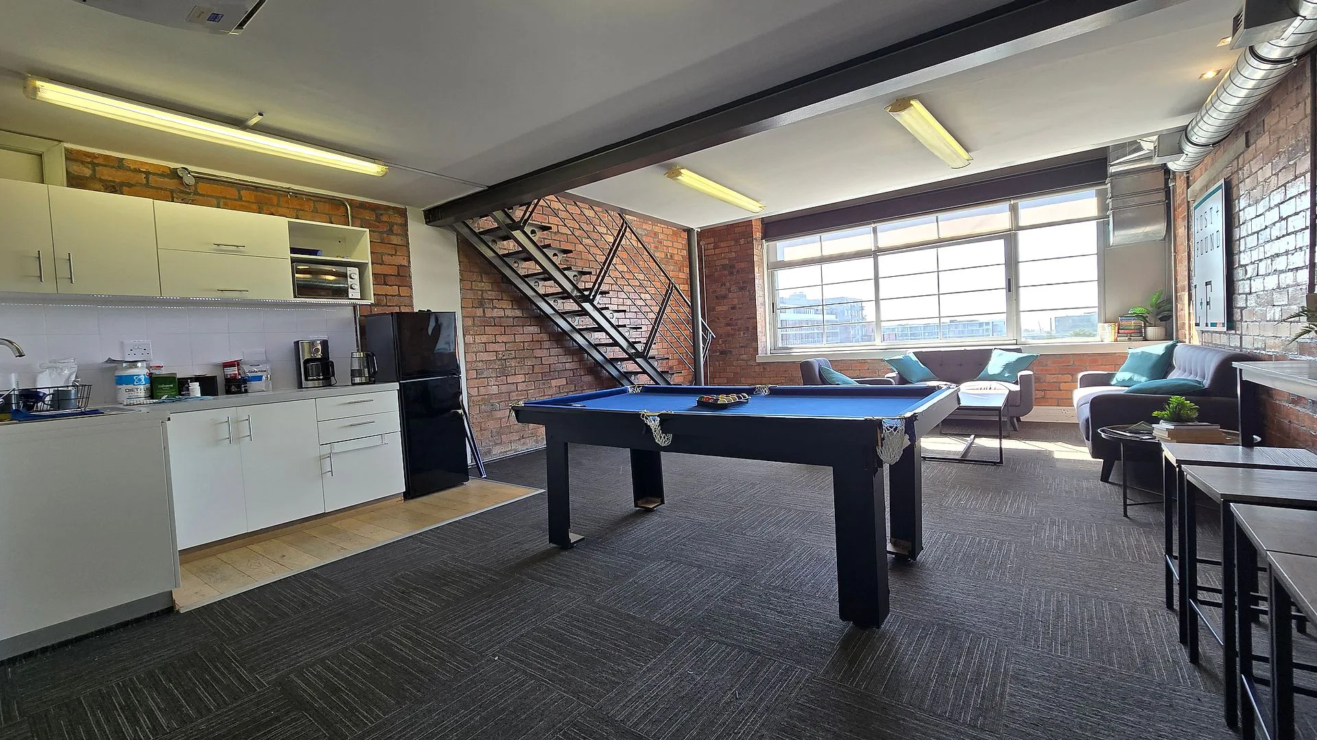 Open plan office area at Sovereign Quays