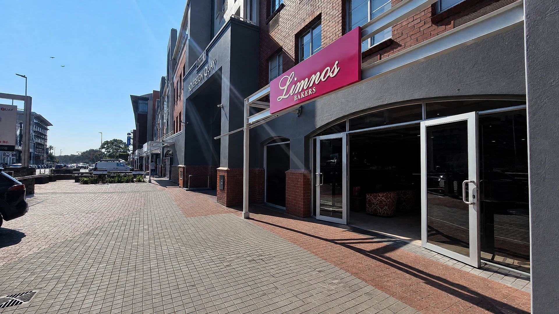 Open plan retail area at Sovereign Quays