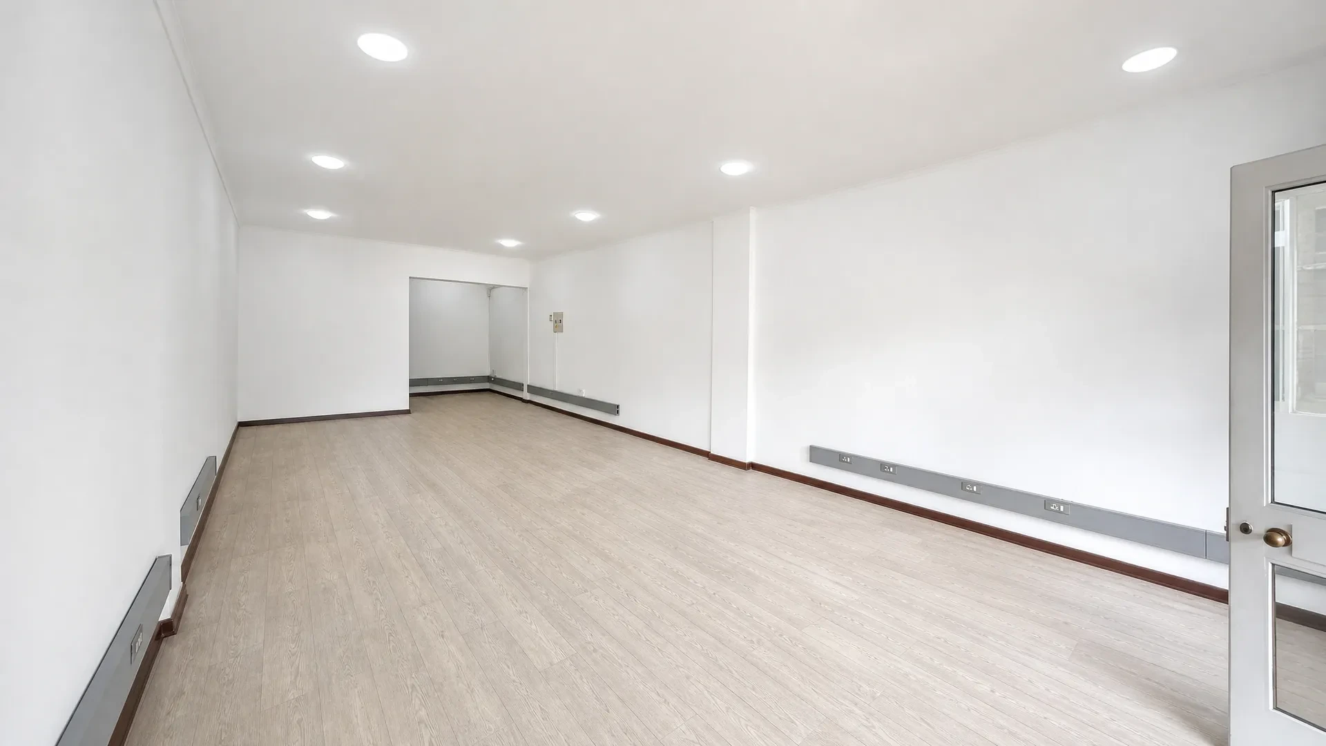 Open plan office area at Victoria Mall