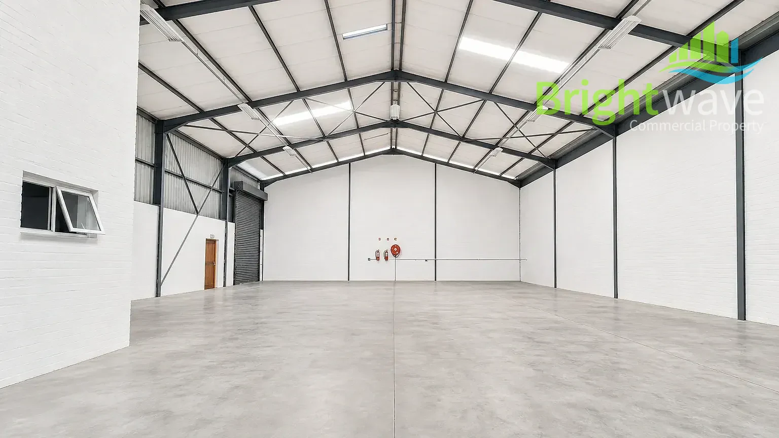 Open plan industrial area at Dundas Business Park