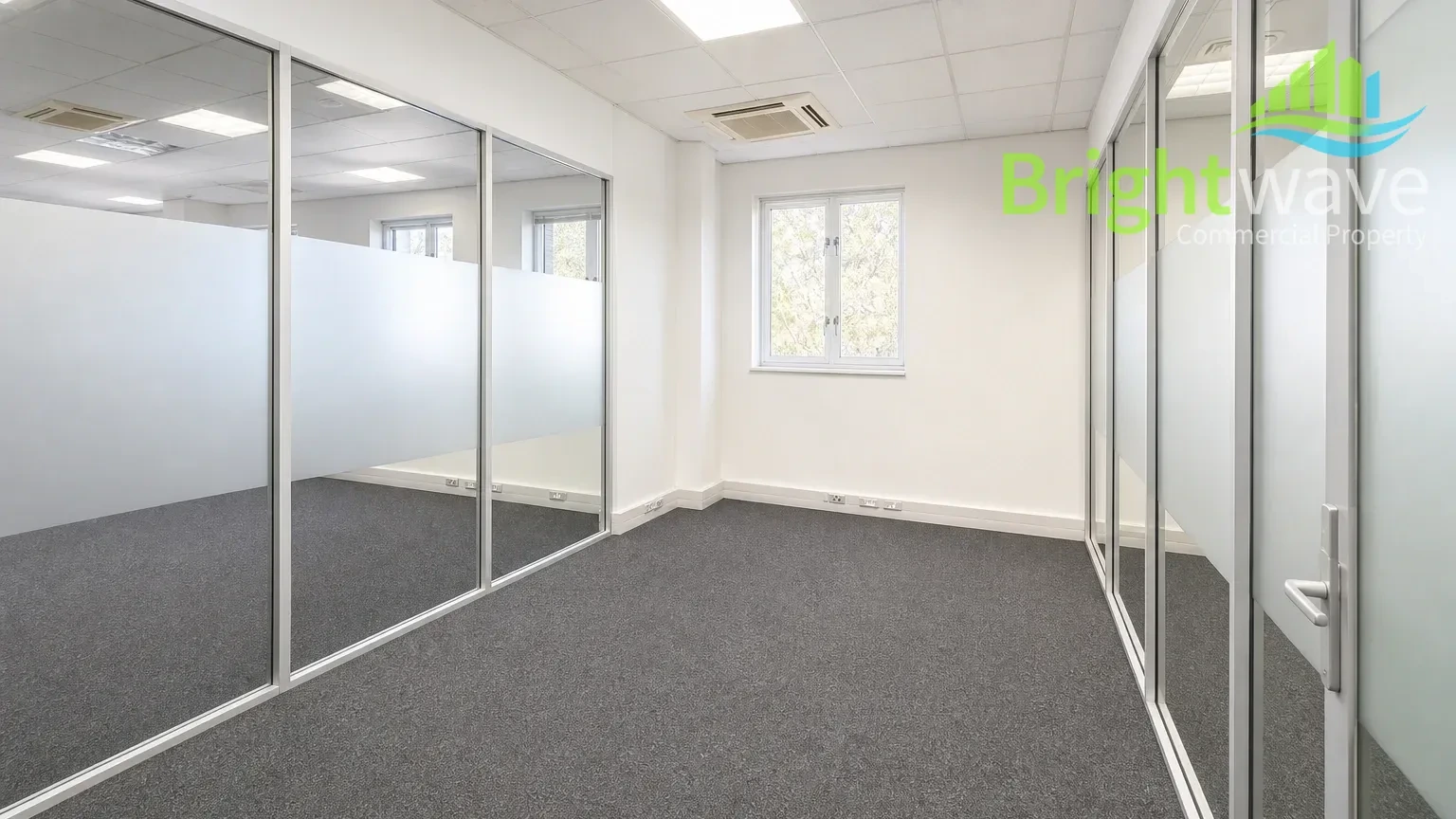 Open plan office area at 4 Silverwood Close - Steenberg Office Park