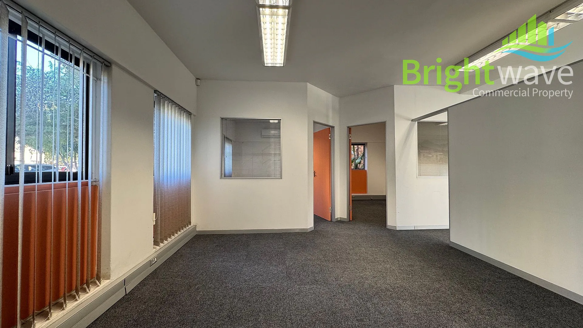 Open plan office area at Clareview Office Park