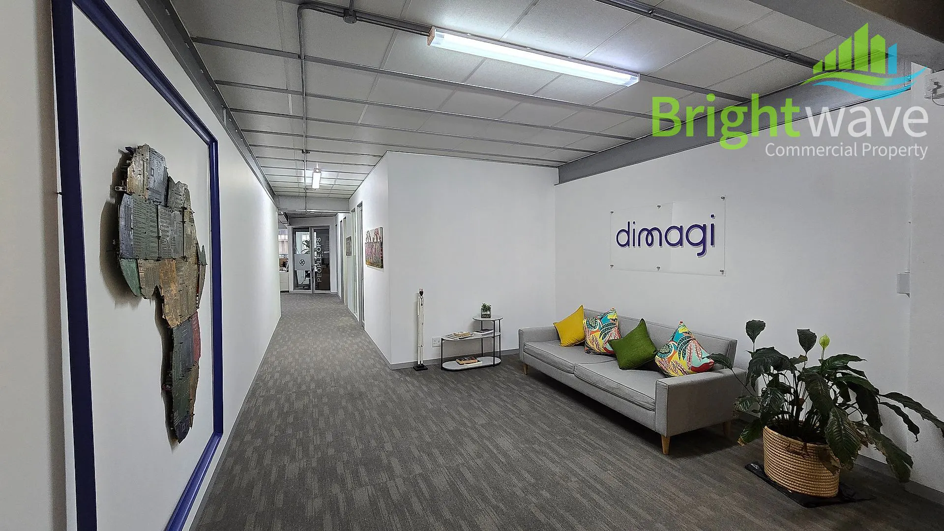 Open plan office area at Somerset Square