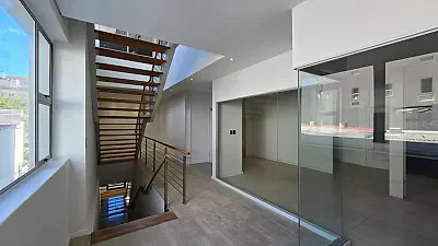Open plan office area at 25 Hope Street