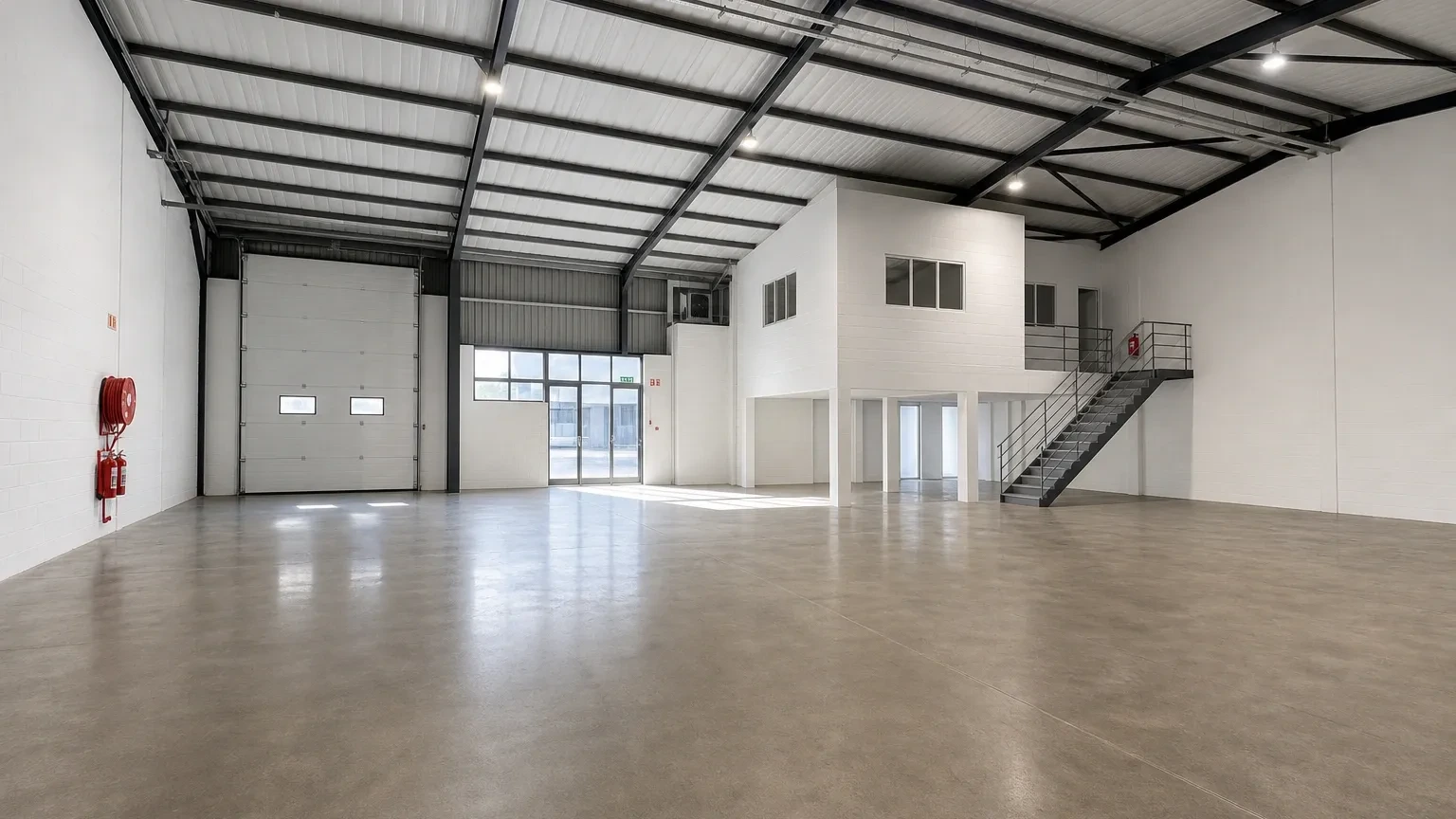 Open plan industrial area at South Palms Business Park