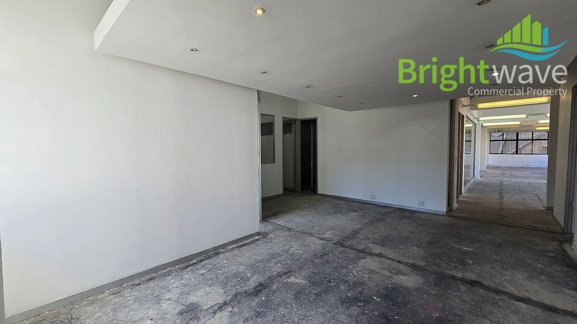 Open plan office area at Graphic Centre