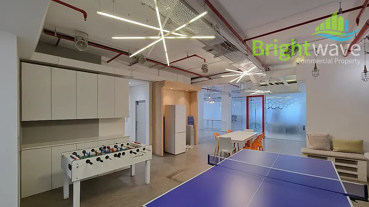 Open plan office area at The Point