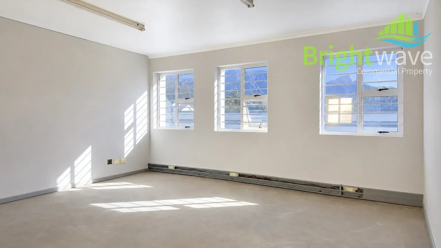 Open plan office area at Devonshire Court