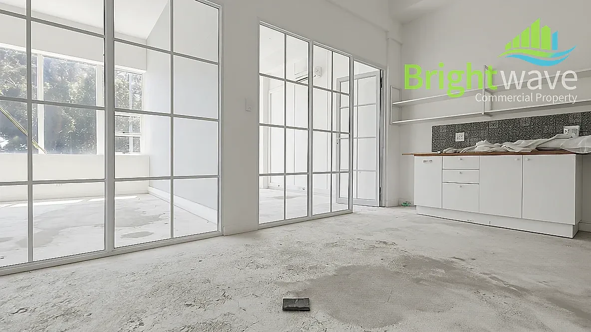 Open plan office area at 172 De Waal House