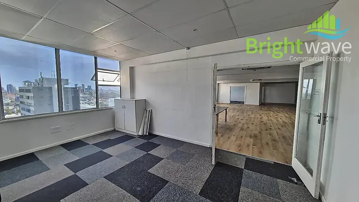 Open plan office area at 172 De Waal House