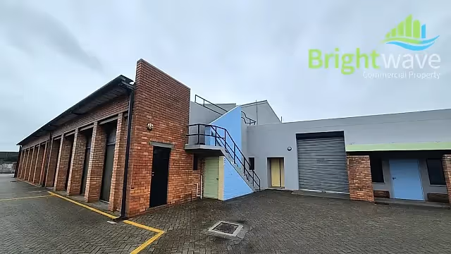 74 m2 warehouse to let at The Meat Factory in Maitland, exterior interior.
