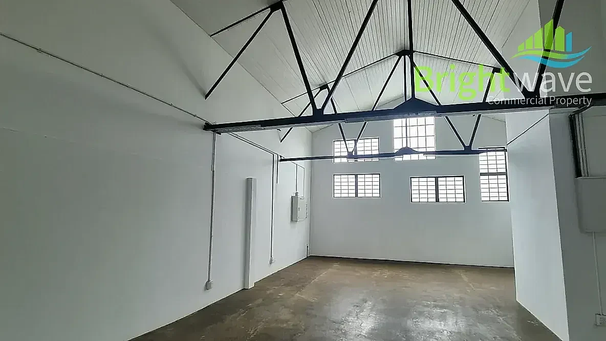Interior of warehouse space at The Meat Factory