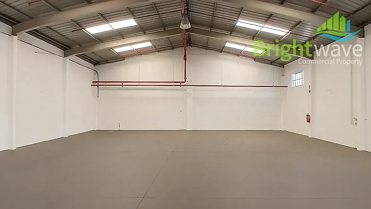 Open plan warehouse area at Hangar 17