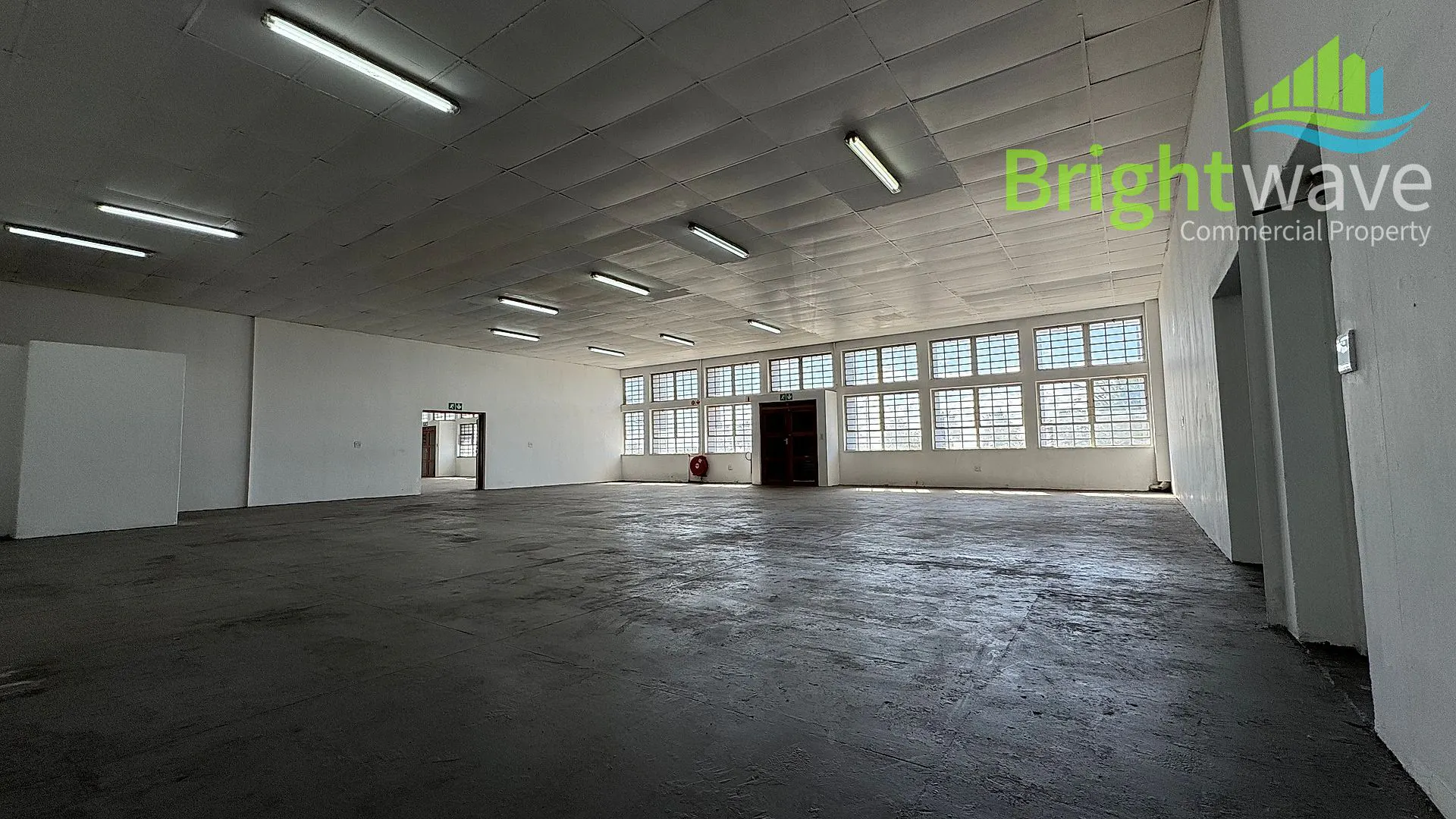 Open plan industrial area at 88 Roodebloem Building