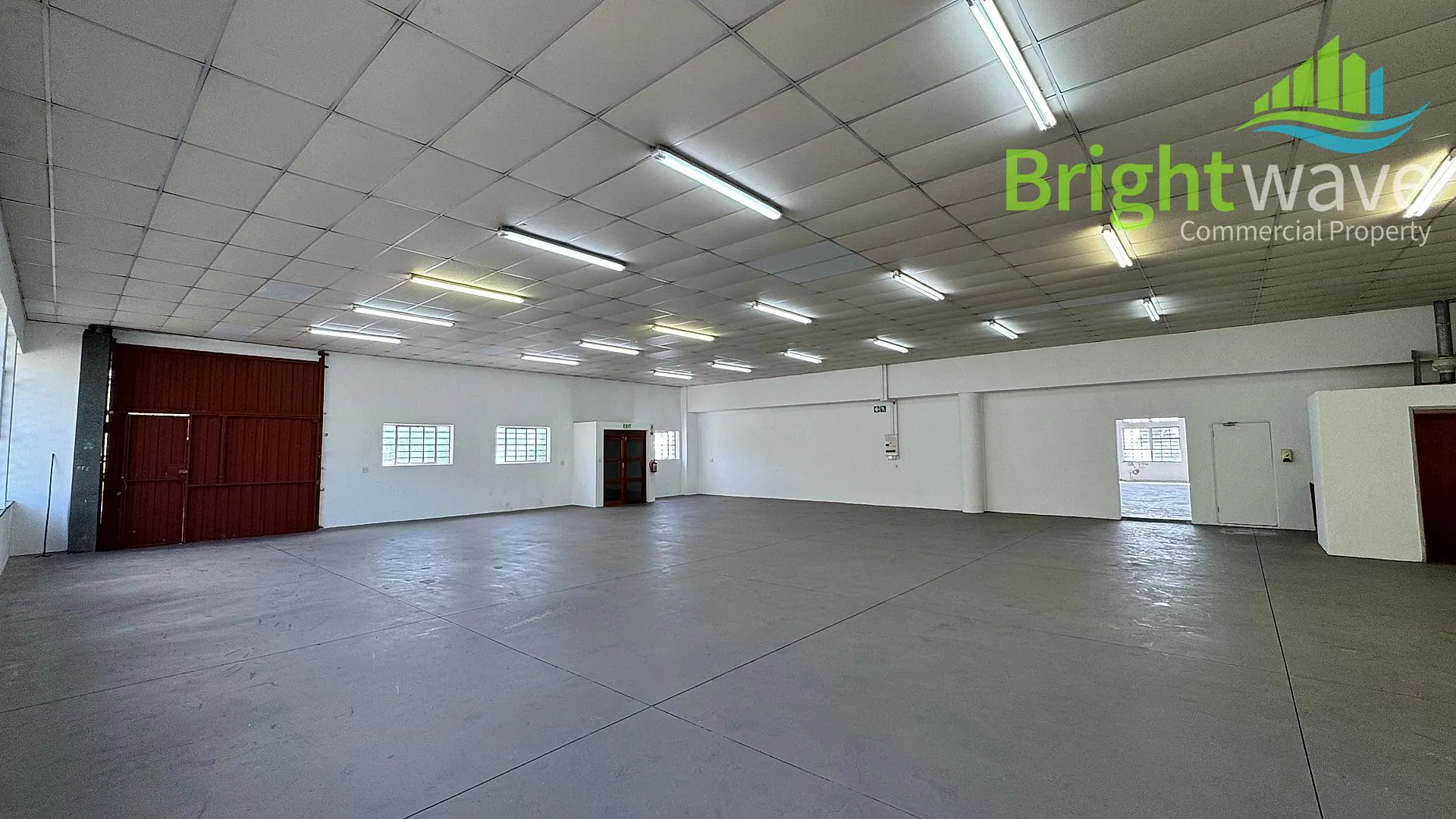 Open plan industrial area at 88 Roodebloem Building