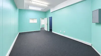 Open plan office area at Morkels Building