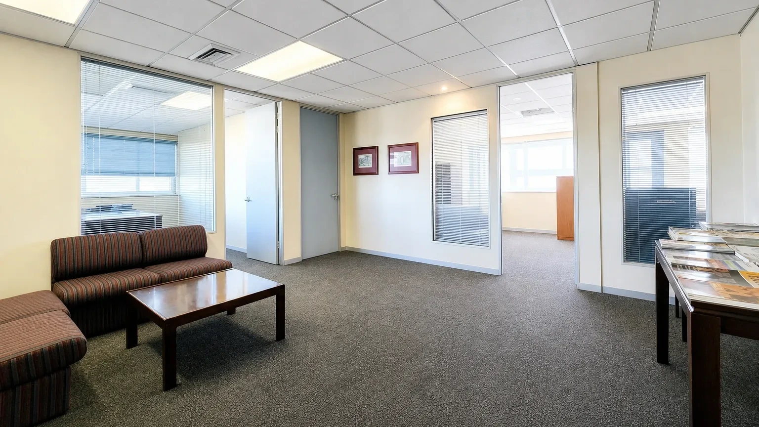 Open plan office area at Edward III