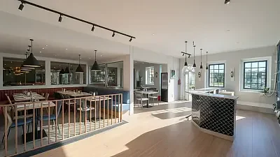 Open plan retail area at 217-219 Bree