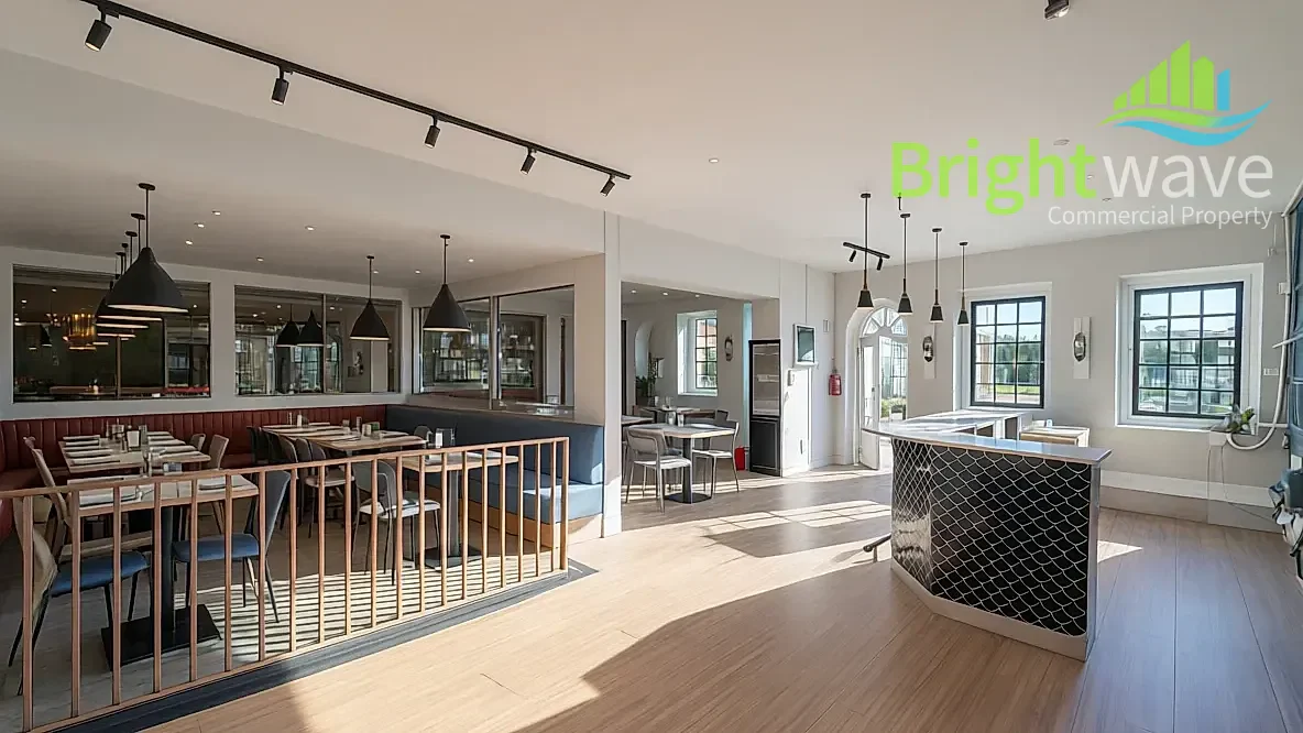 Open plan retail area at 217-219 Bree