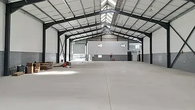 Open plan industrial area at Fisantekraal Industrial Park