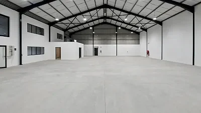 Open plan industrial area at Fisantekraal Industrial Park