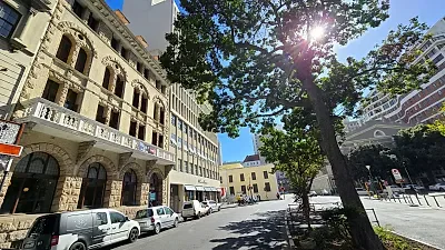 Interior of retail space at 6 Spin Street