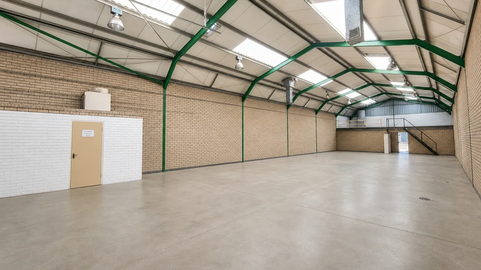 Open plan industrial area at Malleon Park
