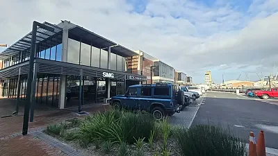 Open plan retail area at East Pier