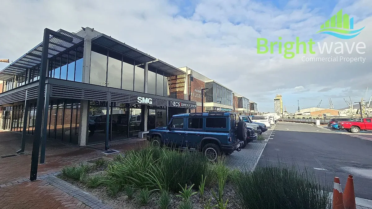 Open plan retail area at East Pier