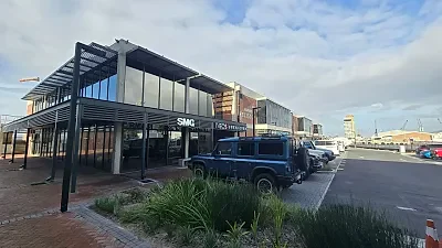Open plan retail area at East Pier