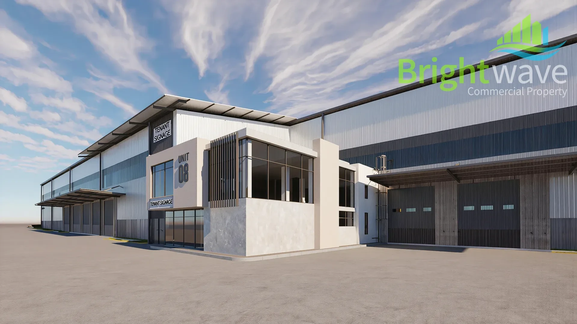 Interior of industrial space at Indlovu Logistics Park