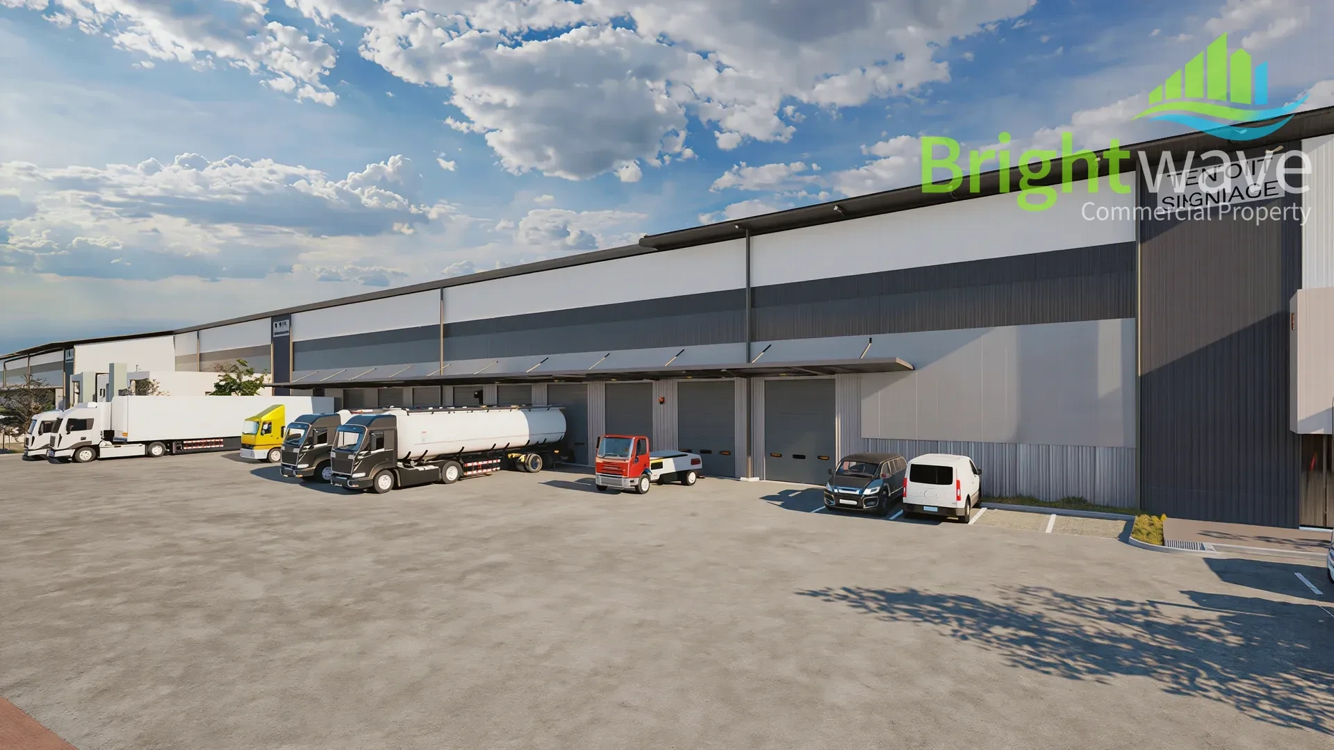 Open plan industrial area at Indlovu Logistics Park