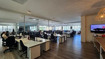 Office layout at 107 Bree Street, Cape Town CBD