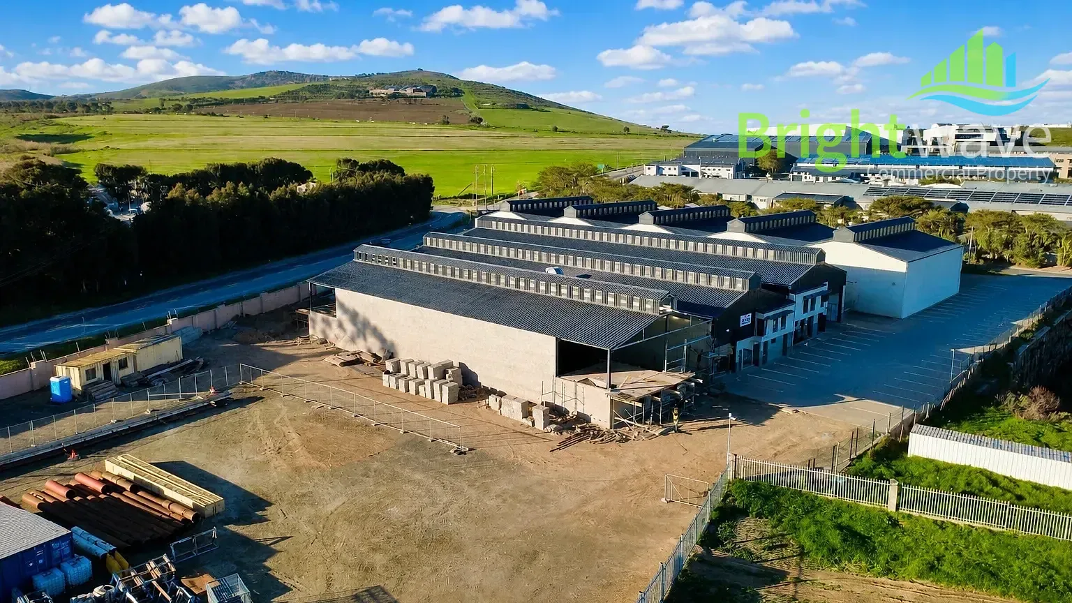 Interior of industrial space at Altas Garden Business Park