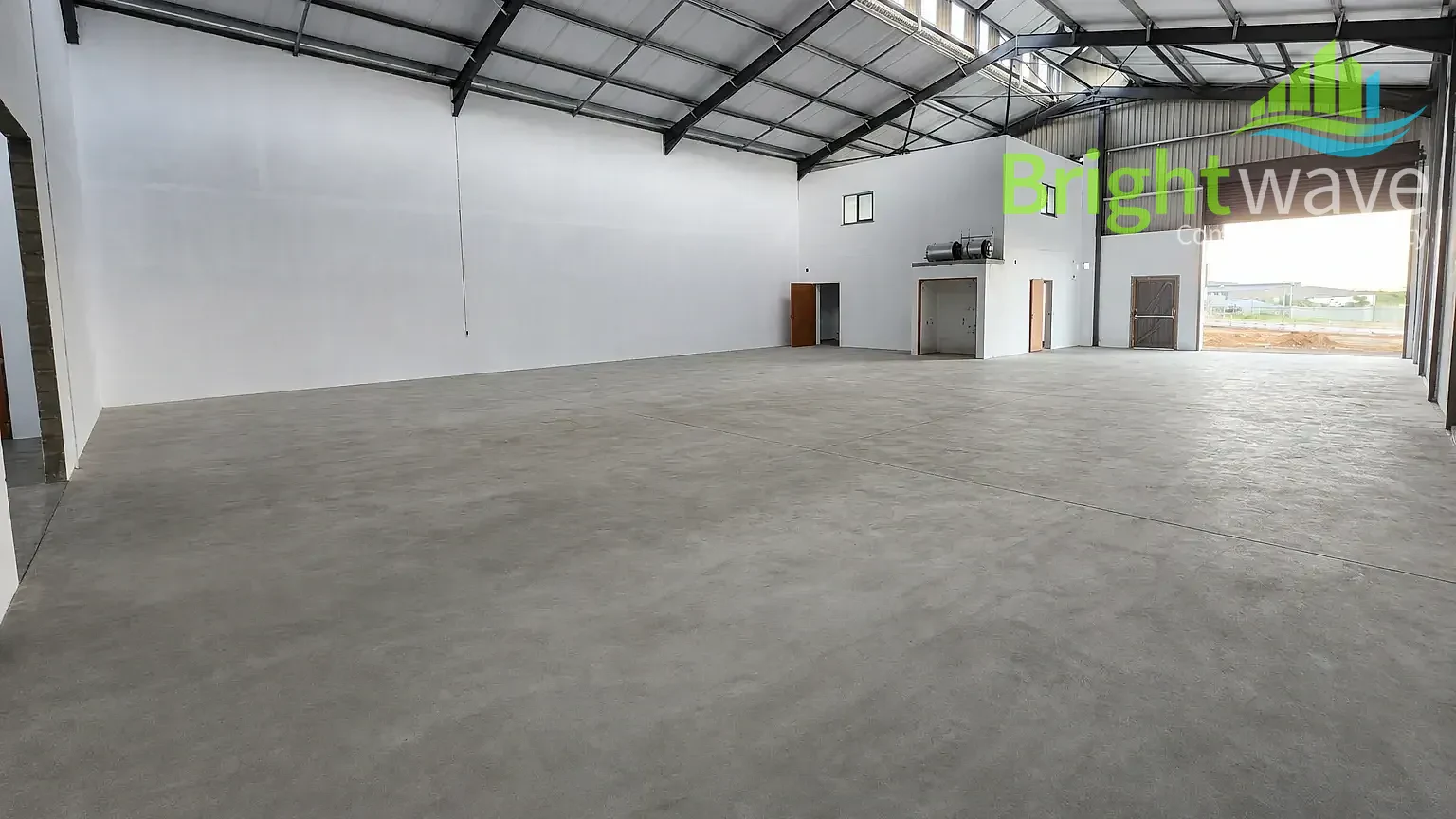 Interior of industrial space at Altas Garden Business Park