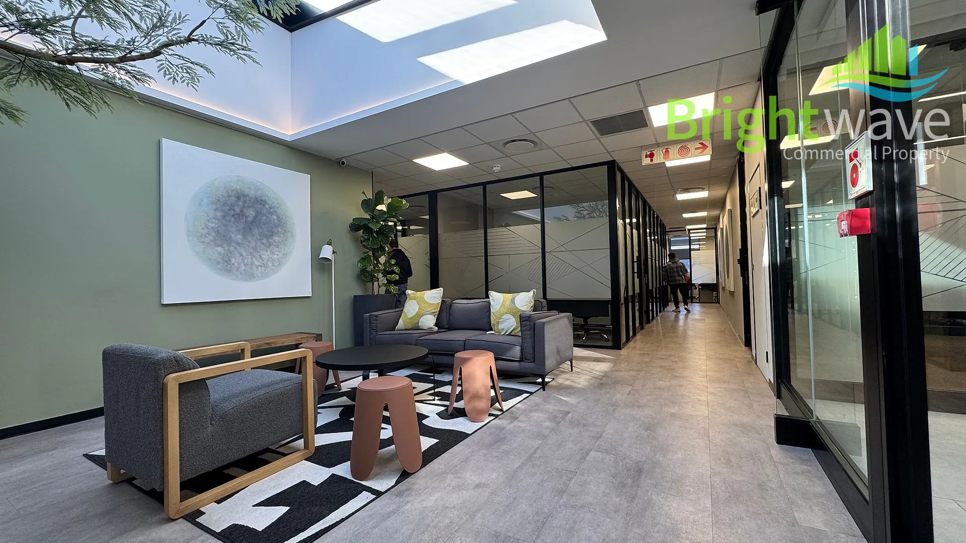 Office layout at Riverlands, Observatory
