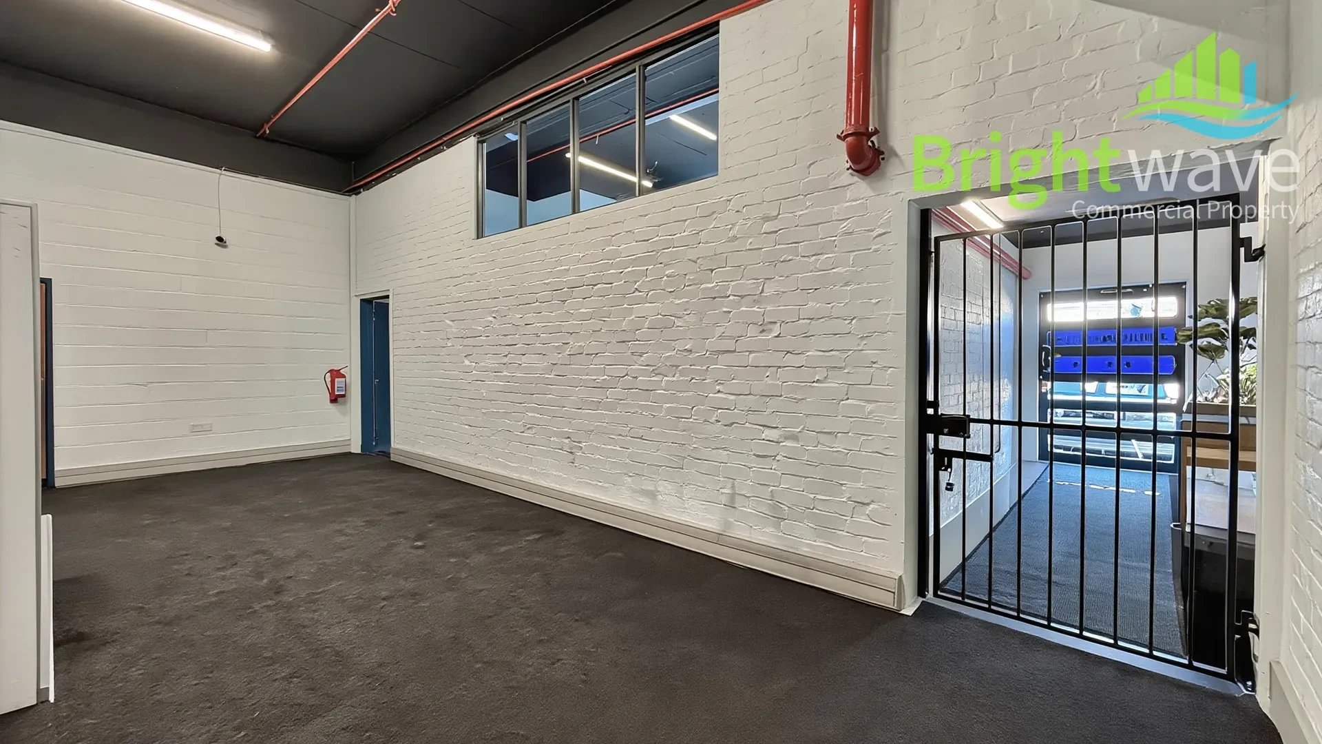 Interior of industrial space at 67 Carlisle Street