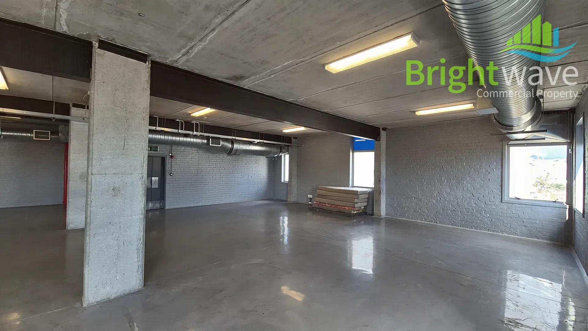 Open plan office area at Ship Works