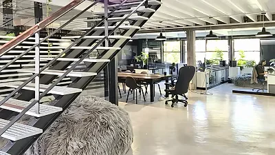 Open plan office area at Lifestyle on Kloof