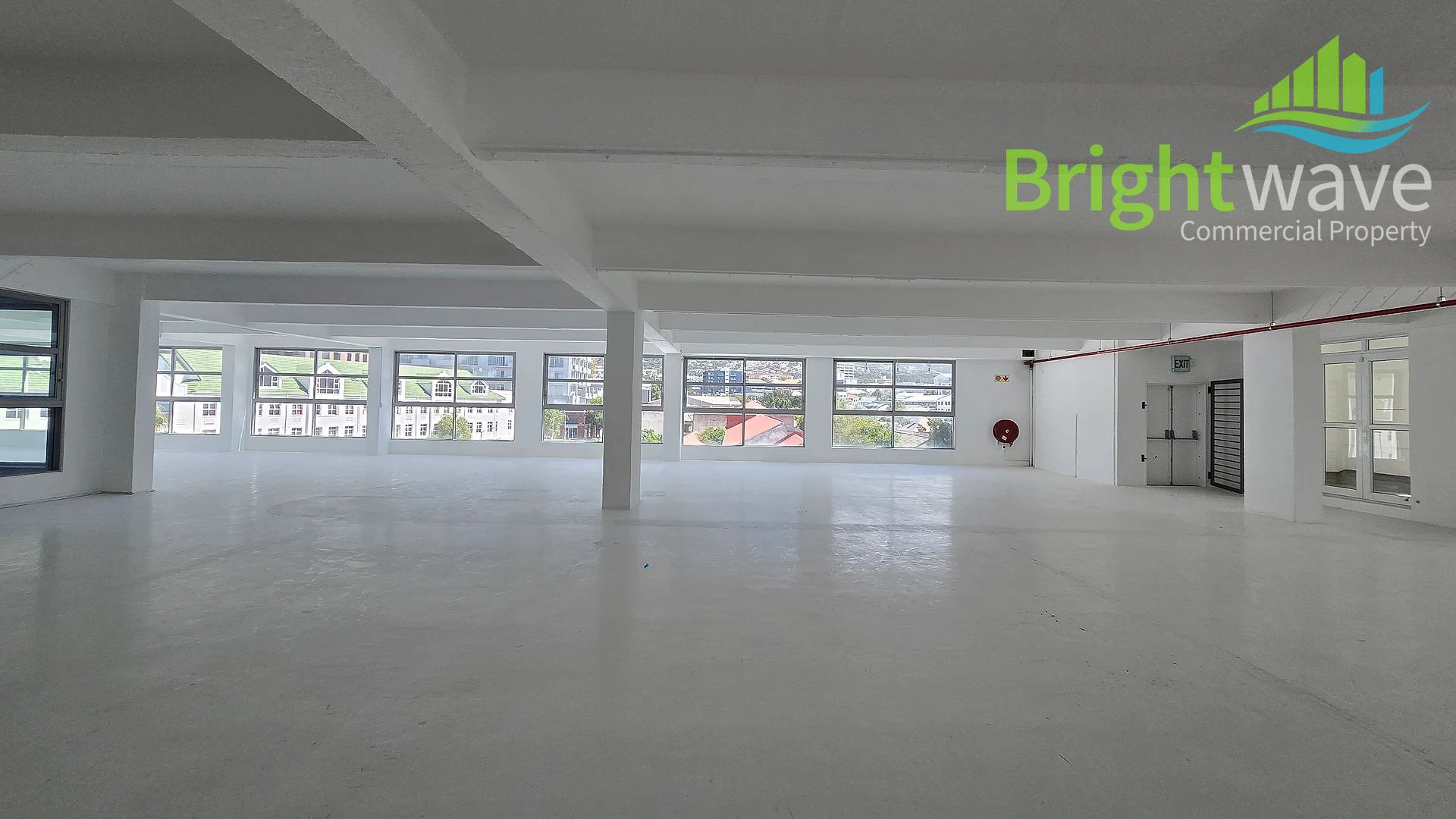 Open plan office area at 62 Roeland