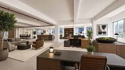 Office layout at 62 Roeland, Gardens