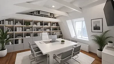 Open plan office area at 29 Loop Street