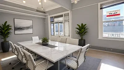 Open plan office area at 29 Loop Street