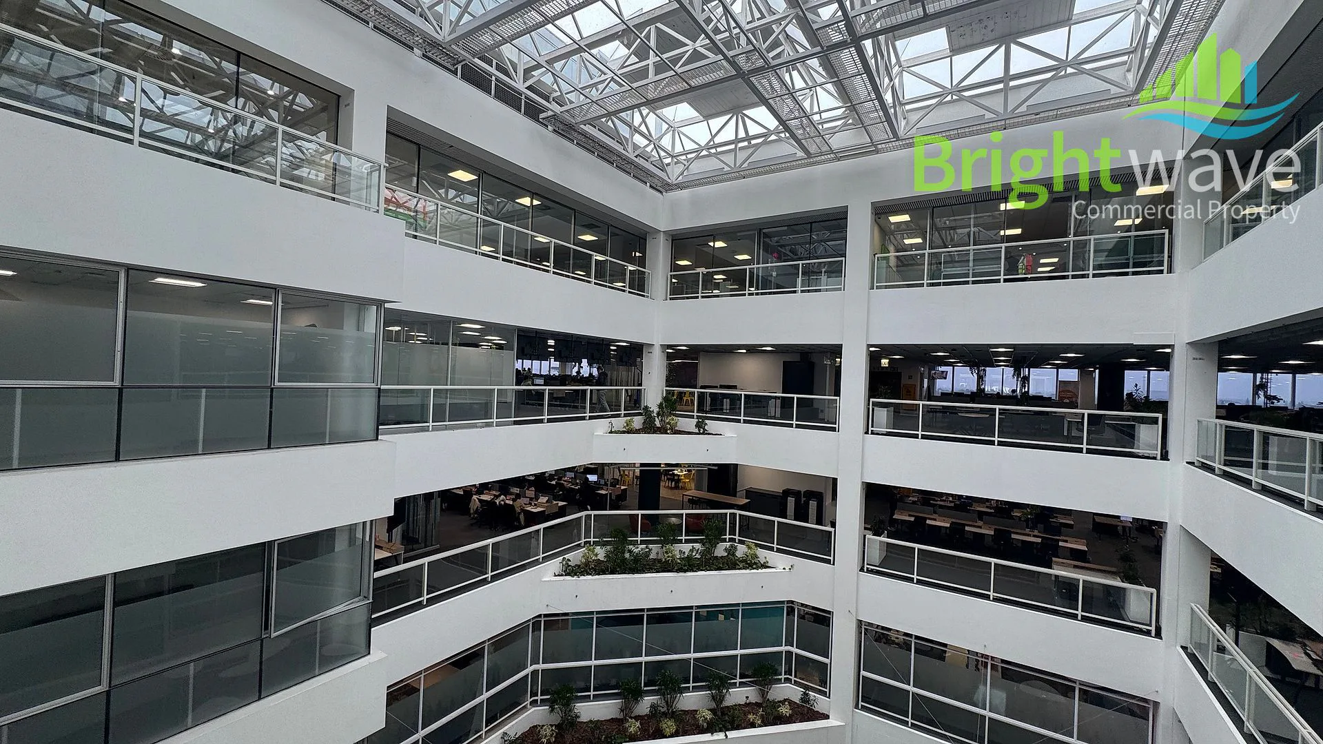 Interior of office space at Mutual Park