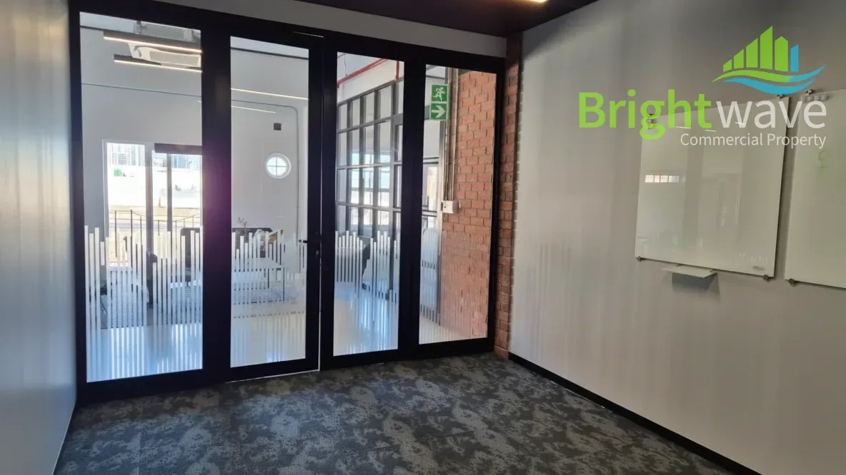 Open plan office area at 11 Beach Road