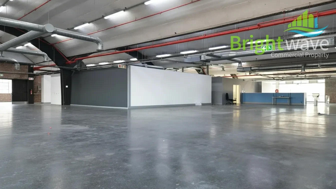 Open plan office area at 12 Beach Road